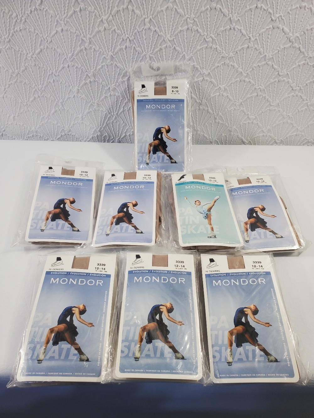 Mondor Figure Skating Tights Multiple Sizes